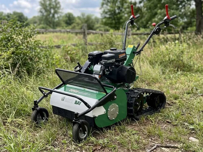 GreenBay DOGO 60-85 T - Tondeuse débroussailleuse professionnelle sur chenilles - Loncin LC175F-2