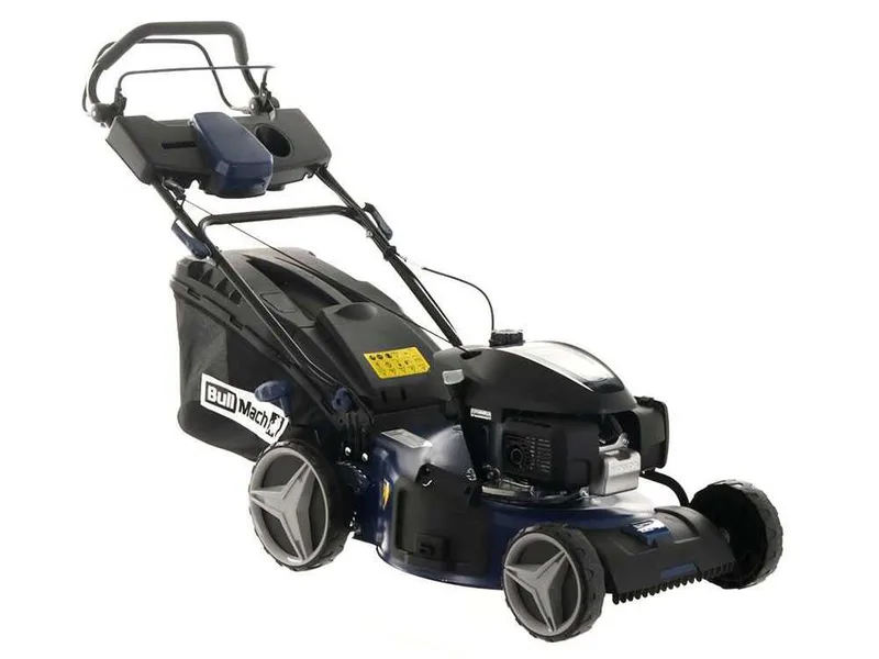 BullMach ACHILLE - 51 H - Tondeuse à gazon thermique tractée - 4 en 1 - Moteur Honda GCVx200