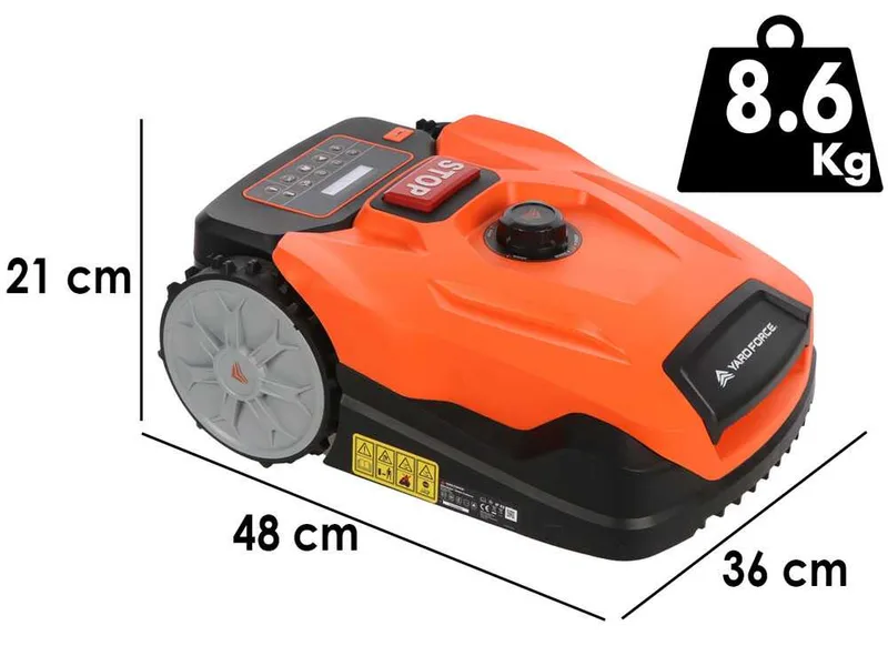 Yard Force XPower 800 - Robot tondeuse - Gestion via App - Bluetooth intégré