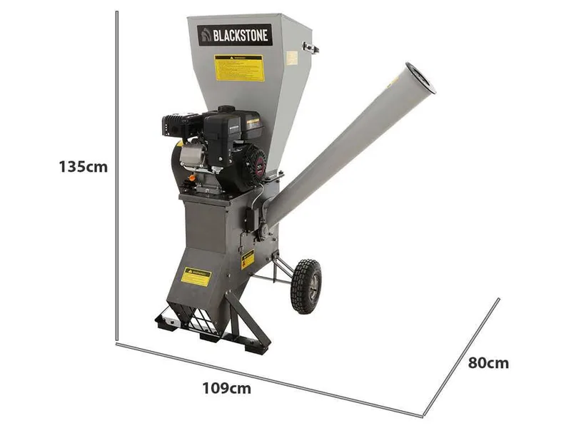 Blackstone CSB70L - Broyeur de branches thermique - Moteur à essence Loncin 7 CV