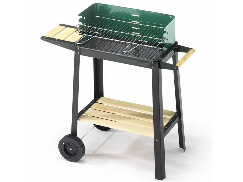 Ompagrill 50-25 Green/W - Barbecue à charbon