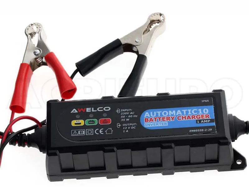 Awelco Automatic 10 - Chargeur de batterie à onduleur automatique - 12V - batteries jusqu'à 30A