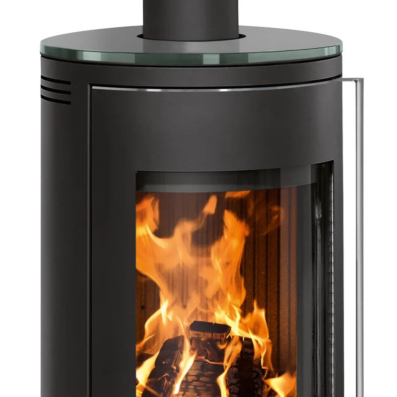 Justus Faro Top 2.0 Poêle à bois Acier Noir