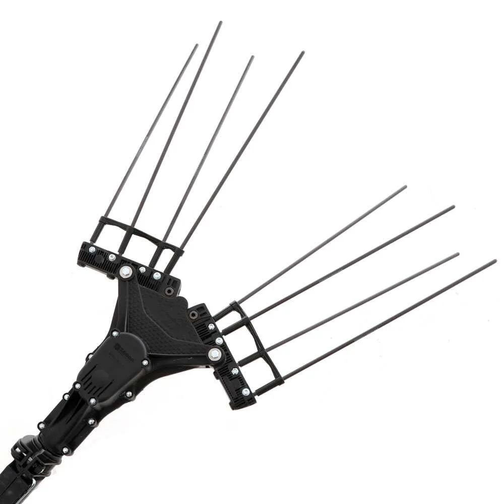 Peigne vibreur électrique à batterie Zanon Karbonium EVO AL 200/K - 170/250 cm - Perche télescopique