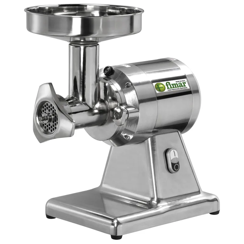 Fimar TC12TS - Hachoir à viande électrique - 230 V - 1 CV - Groupe de hachage en aluminium - Sans inverseur de marche