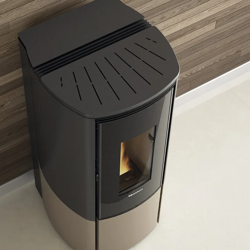 Extraflame Katia 11 Poêle à granulés Evolution Line gris tourterelle