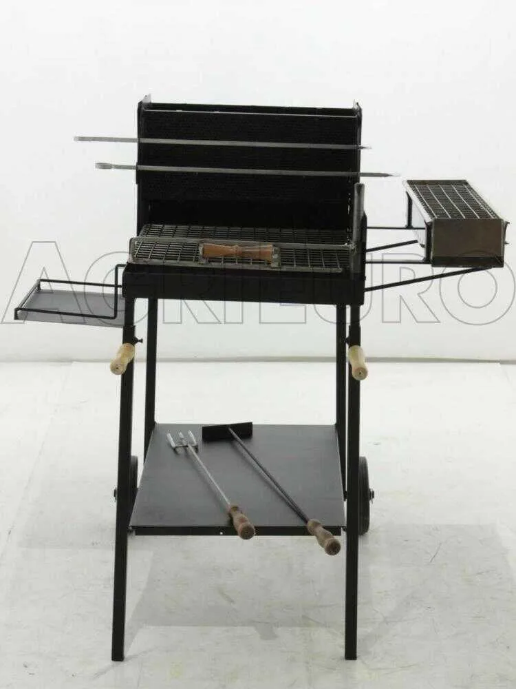 Cruccolini Ghiottone - Barbecue à bois et charbon en fer artisanal