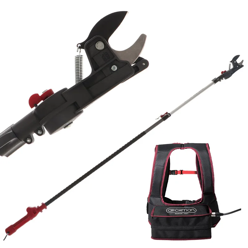 Archman Helium+ -Sécateur électrique de taille sur perche 195 - 295cm - 37V 8.7Ah - Diamètre de coupe 35 mm
