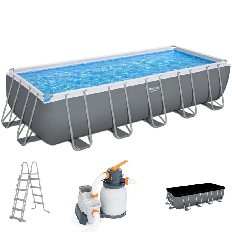 Bestway Power Steel 5619Q - 549 x 274 x 132 cm - Piscine hors-sol