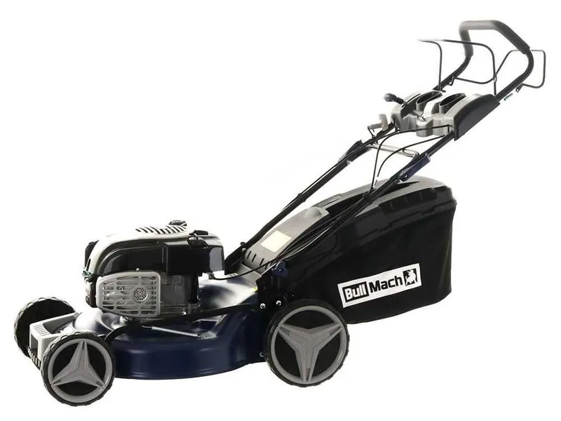 BullMach ACHILLE 51 BS - Tondeuse à gazon thermique tractée 4 en 1 - Moteur B&S750EX