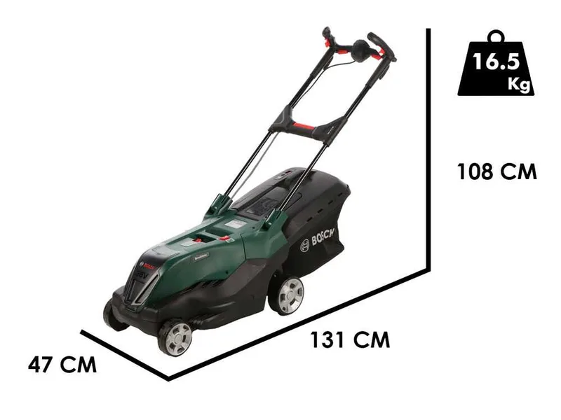 Bosch AdvancedRotak 36V-44-750 - Tondeuse à gazon sans fil - Coupe 44 cm - 2 x 36V 4Ah