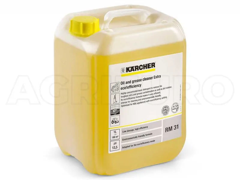 Détergent dégraissant pour Huile et graisse RM 31 ASF eco!efficiency - pour nettoyeurs Karcher