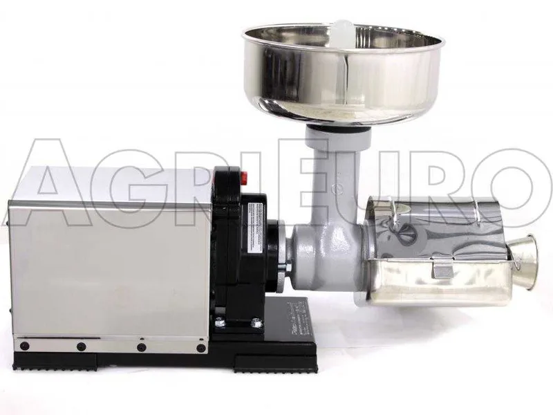 Épépineuse Reber 9000NP INOX - N.5 - Moteur à induction professionnel de 1200 W - Motoréducteur standard