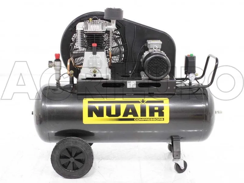 Nuair NB/5,5CT/270 - Compresseur d'air électrique triphasé à courroie - Moteur 5.5 CV - 270 L