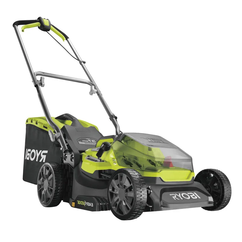 Tondeuse électrique à batterie RYOBI RY18LMX37A-150 - 18V - 5Ah - bac de 45 l -coupe de 37 cm