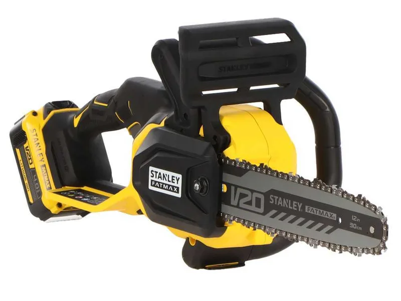 Stanley Fatmax SFMCCS730 - Tronçonneuse à batterie 20 V 4 Ah - Guide de 30 cm