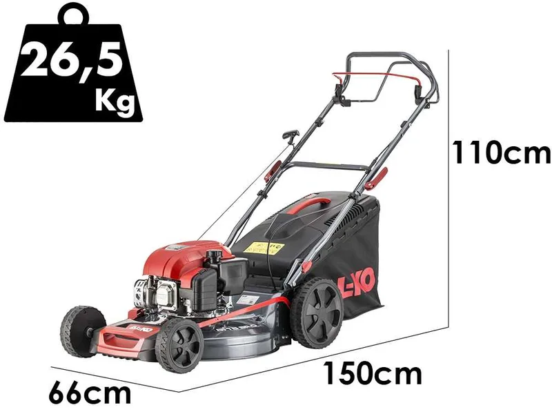 Al-Ko Easy 5.16 SP-D - Tondeuse à gazon thermique tractée - 4 en 1 - Moteur AL-KO Tech 7500 de 171 cm³