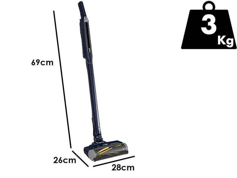 Shark WV362EUT - Aspirateur - Balai électrique - 2 batteries de 11,1V 3Ah - Avec kit pour animaux