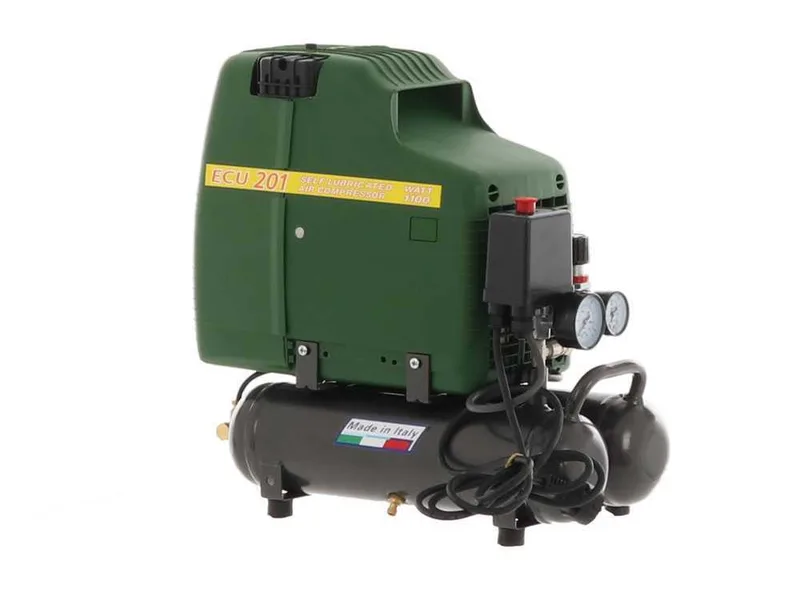 Fiac ECU 201 - Compresseur d'air électrique portatif monophasé, oil-less - Moteur 1.5 CV - 6 L
