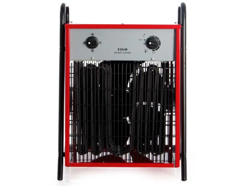 GeoTech EH 2200 T - Générateur d'air chaud électrique avec ventilateur - 22 KW - triphasé