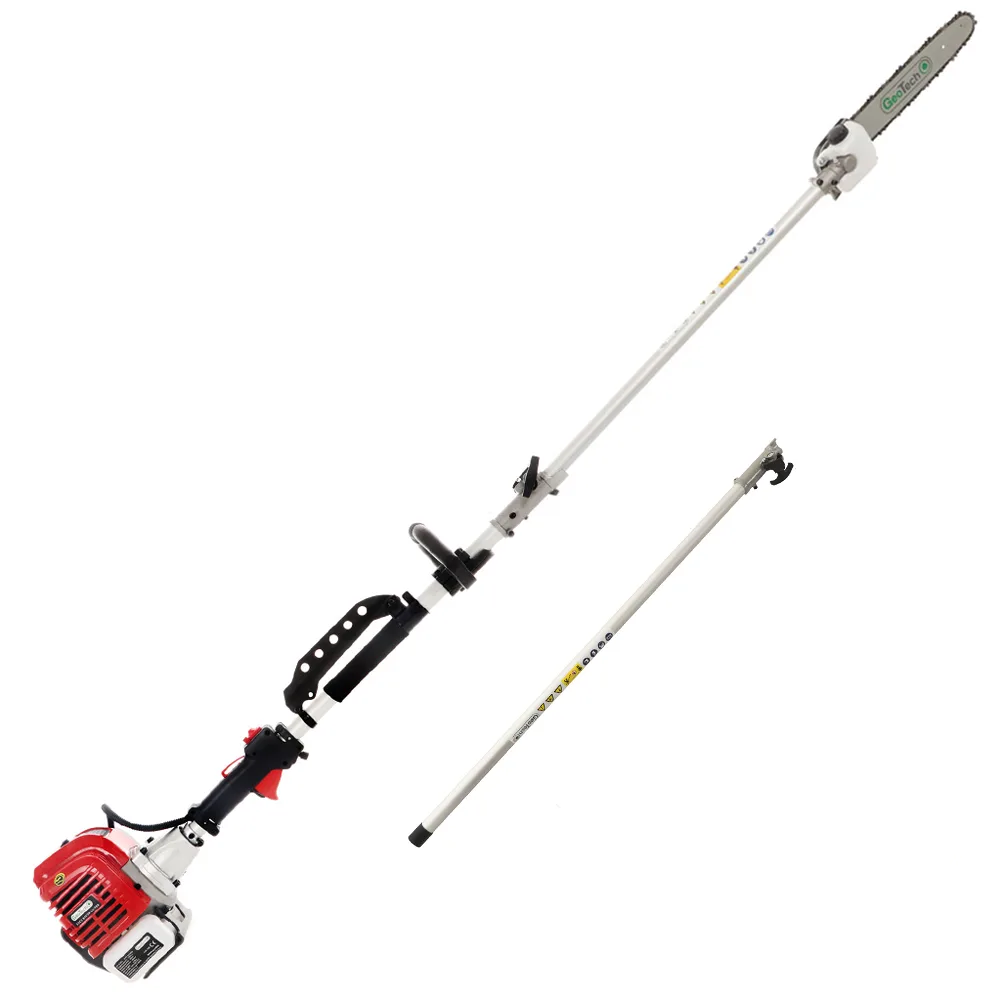 Perche élagueuse thermique 2 temps GeoTech GT-2 33 L avec perche de rallonge - 33 cm3