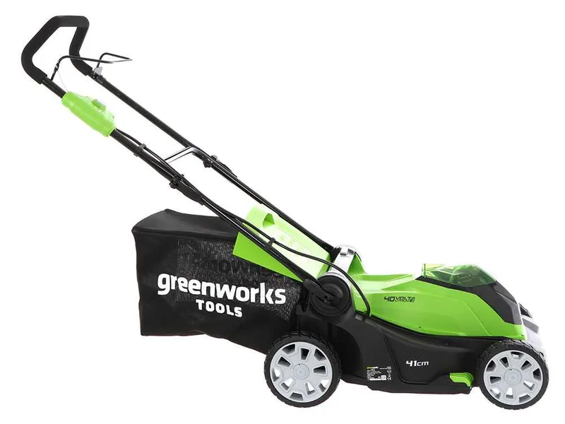 Greenworks G40LM41 - Tondeuse à gazon électrique sur batterie 40V