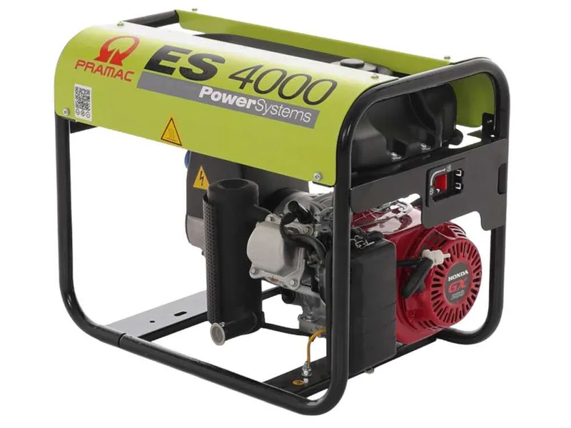 Pramac ES4000 - Groupe électrogène 3,1 kW - Courant Continu 2,6 kW monophasé