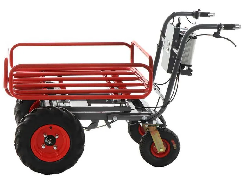 Brouette électrique à batterie GeoTech CAR 300T-T PLUS - Batterie de 40V et 6 Ah