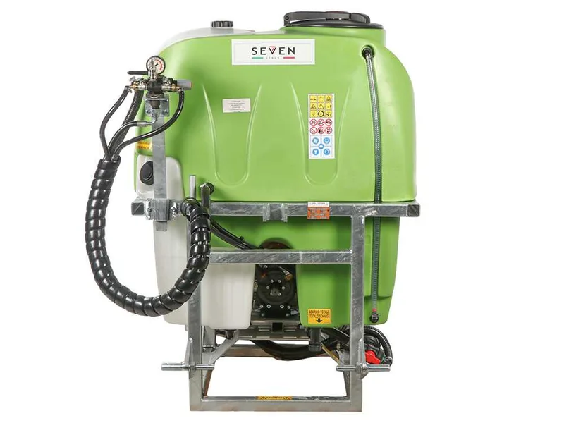 Seven Italy 400 - Atomiseur porté pour tracteur pour pulvérisation - Cuve 400 L - Pompe APS 71