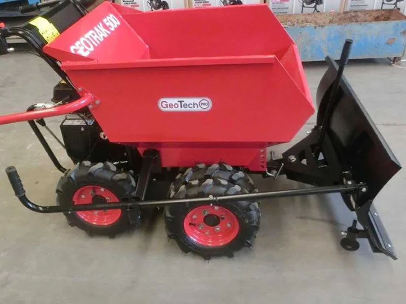 Lame avant pour brouette à moteur GeoTech Pro GEOTRAK 500 - Benne 500Kg