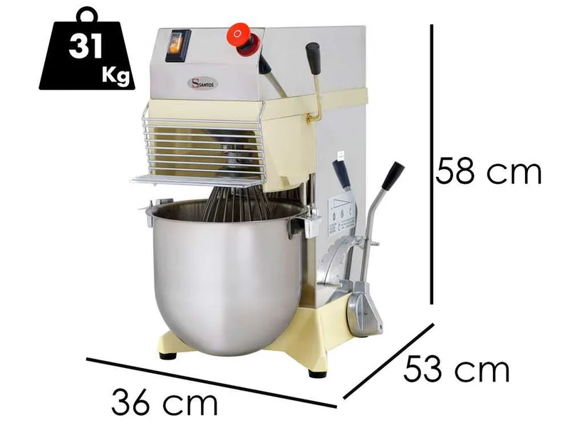Santos SPL27 Batteur mélangeur planétaire professionnel monophasé