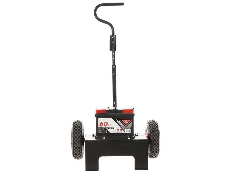 Chariot porte-batterie professionnel Volpi pour le déplacement des batteries des peignes vibreurs