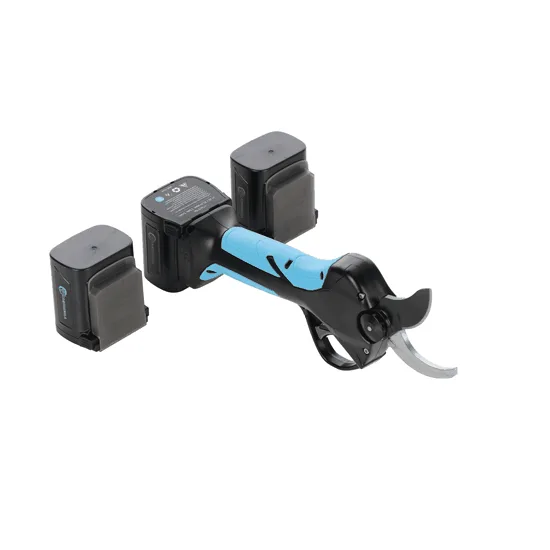 Campagnola Stark XL - Sécateur électrique de taille avec kit de câble et étui pour batterie - 3x 21,6V 2,5 Ah - Diamètre de coupe 40 mm