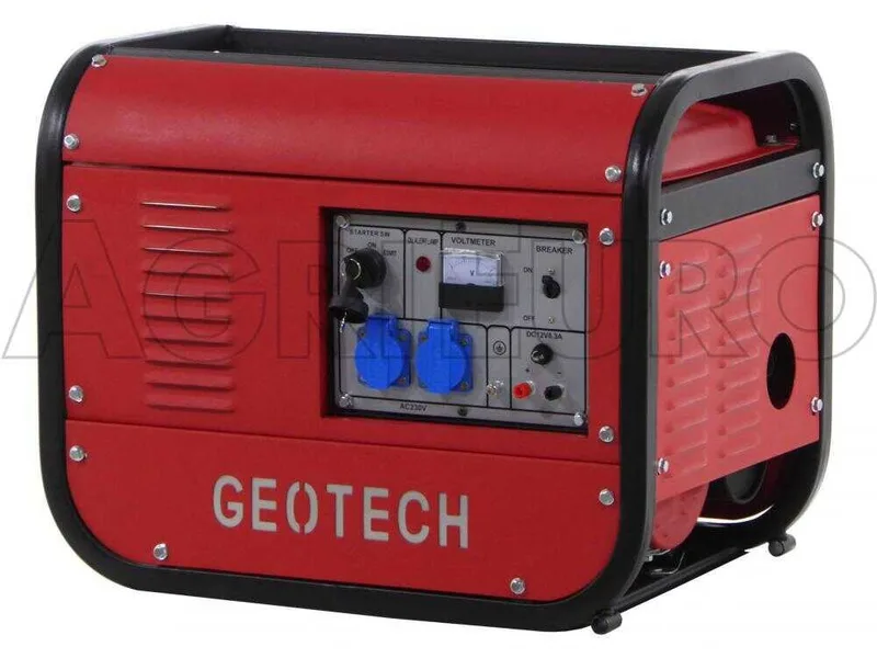 GeoTech GGSA3000ES - Groupe électrogène 2.7 kw monophasé à essence - démarrage électrique