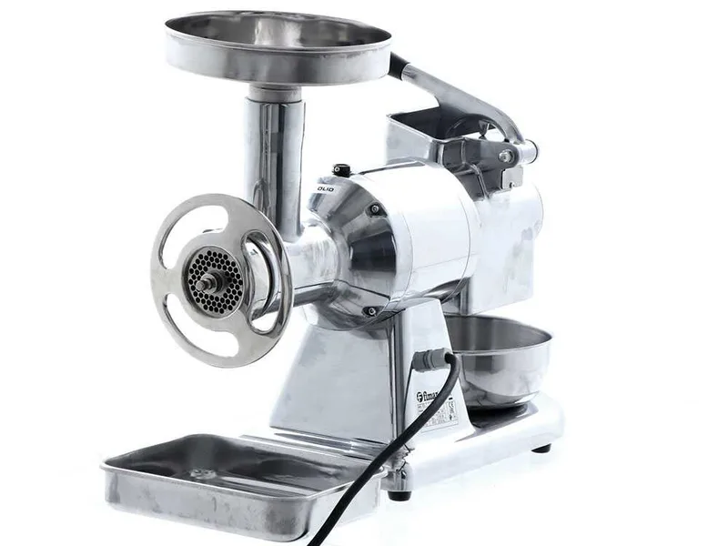 Fimar TC22T - Hachoir à viande électrique avec râpe intégrée - 230 V - 1.5 CV - Groupe de hachage en aluminium - Sans inverseur de marche