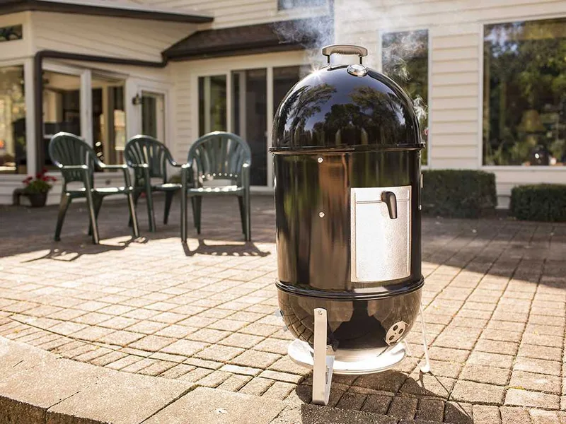 Weber Smokey Mountain Cooker - Barbecue fumoir à charbon - 47 cm