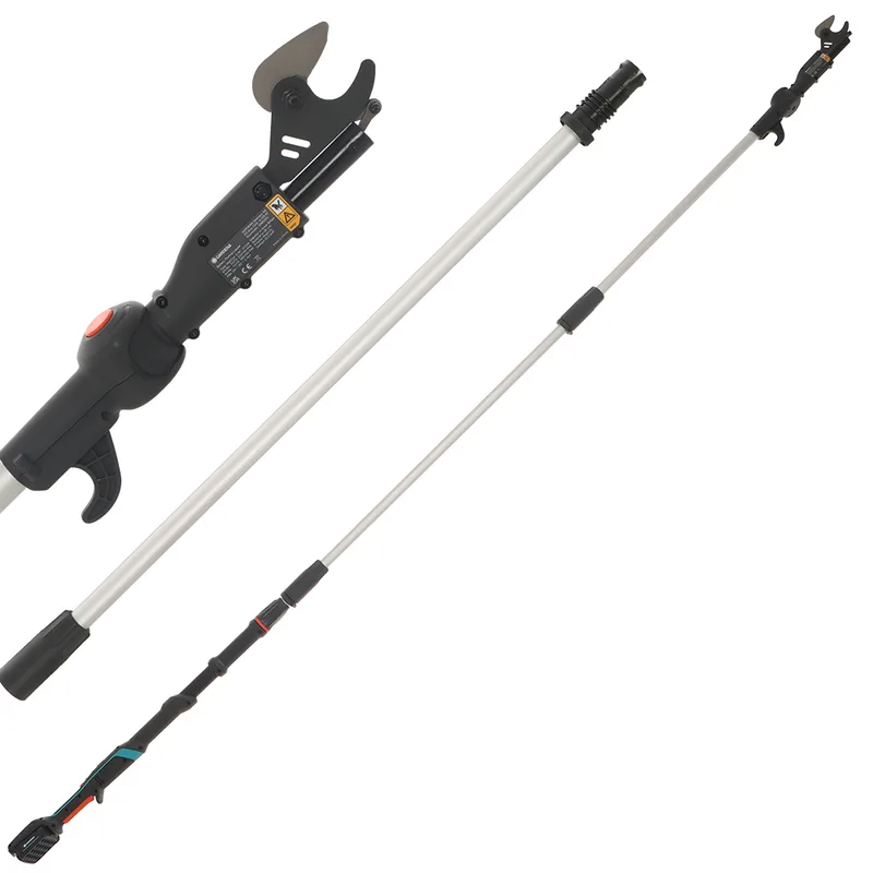 Gardena HighCut 360/18V Solo - Sécateur électrique de taille avec perche - Diamètre de coupe 28 mm