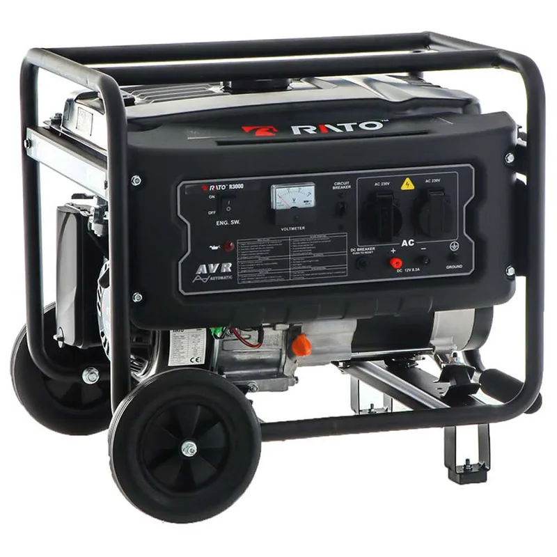 Groupe électrogène monophasé Rato R3000 - sur chariot - 2.7 Kw