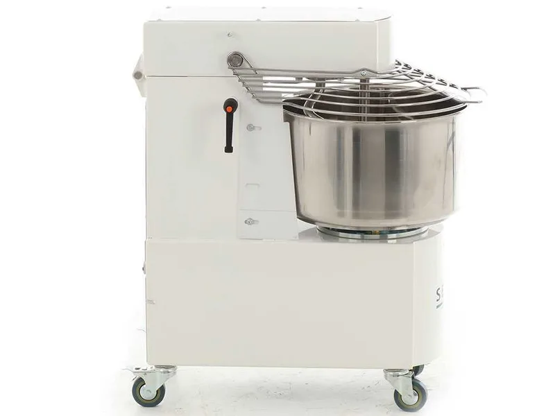 Pétrin à spirale Seven Italy GHR 20 - 230 V - Avec roues et minuterie