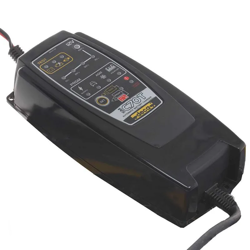 Chargeur de batterie automatique et mainteneur de charge DECA SM C70T - batteries jusqu'à 150Ah