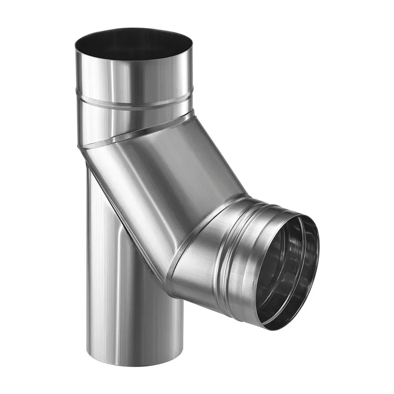 Schiedel PRIMA PLUS coude 85° Ø130 mm avec pied de support simple paroi mat
