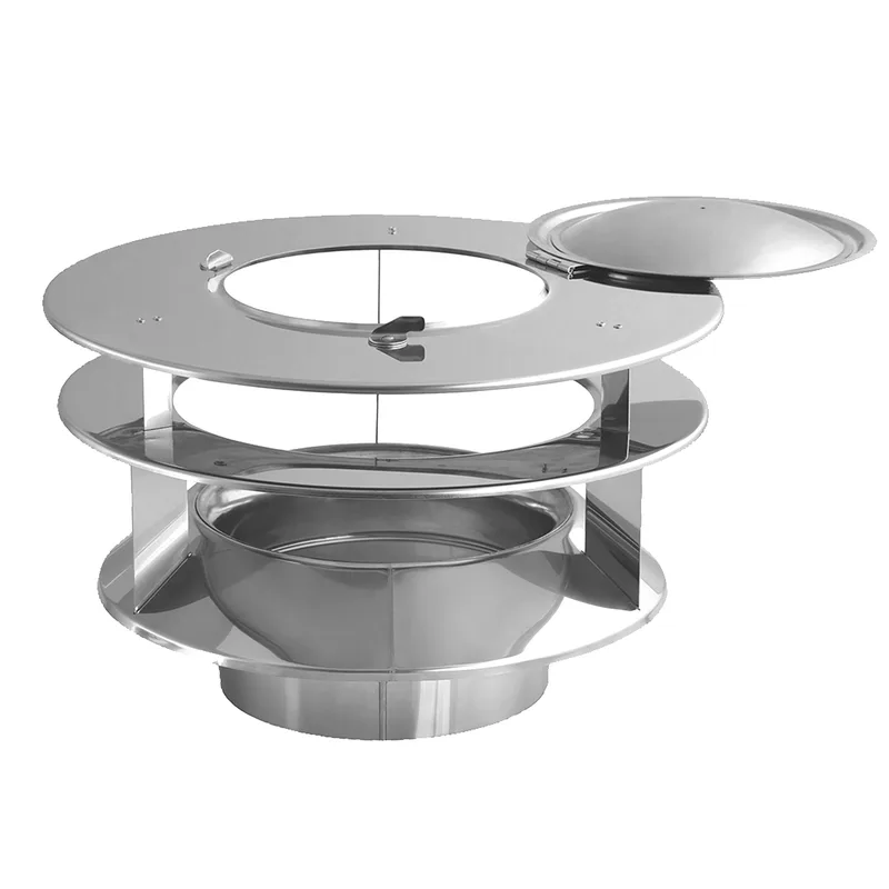 Chapeau de pluie subtil pour ventilateur de fumée GCK 200