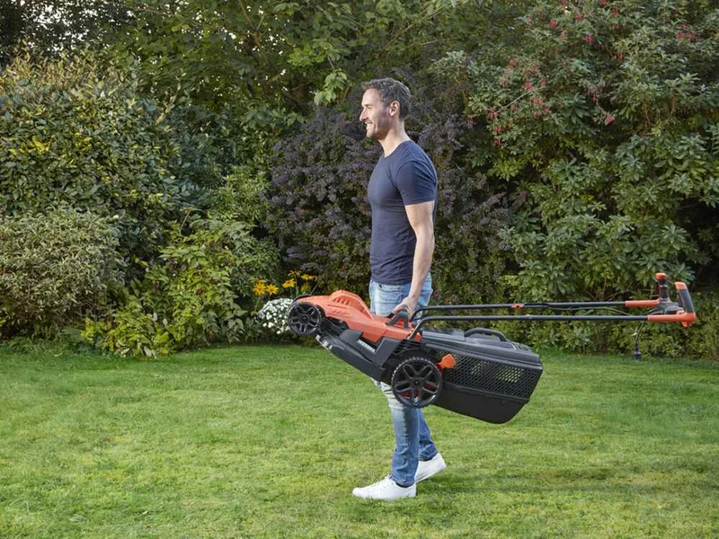 Black & Decker BEMW461BH-QS - Tondeuse à gazon électrique - 1400W - Coupe de 34 cm