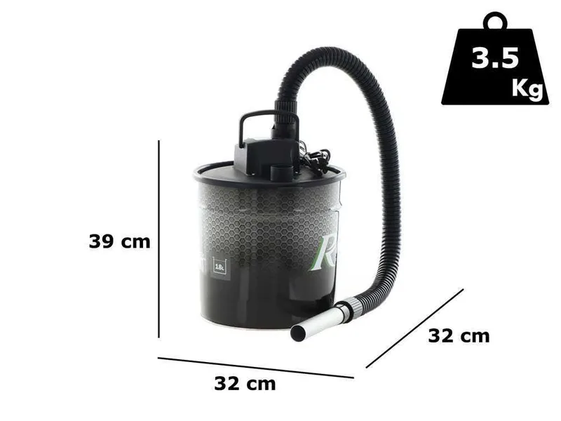 Ribimex Cenerix - Aspirateur à cendres - 1200W - 18L