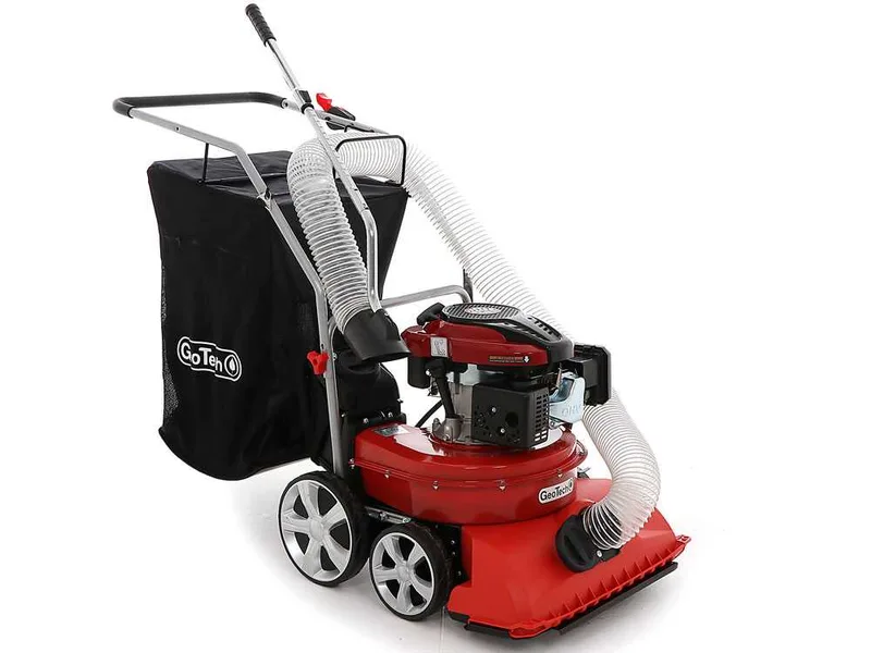 GeoTech LV 450 - Aspirateur à feuilles thermique à roues - Loncin 159 cc