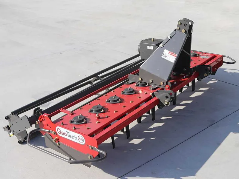 Herse rotative GeoTech Pro ER 210 - largeur de travail 210 cm -20 lames Série légère