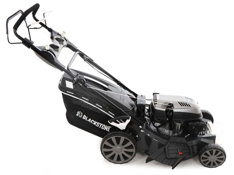 Blackstone SP530E Deluxe - Tondeuse à gazon thermique tractée - 4 en 1
