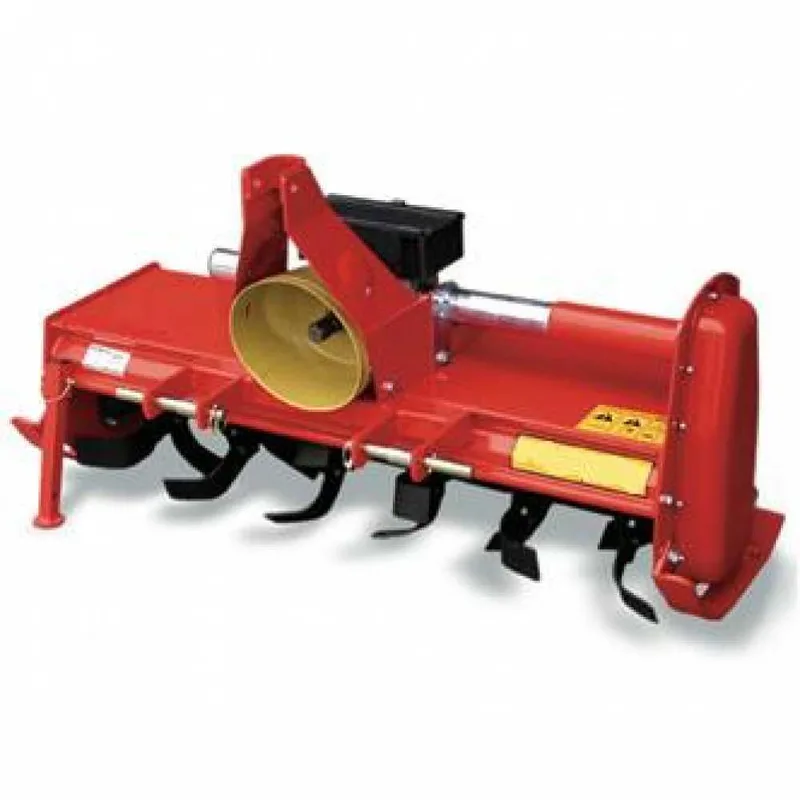 Fraise agricole sur tracteur série légère avec déport mécanique AgriEuro HO 125 - Prise de force anti-horaire (Rotation vers la gauche)