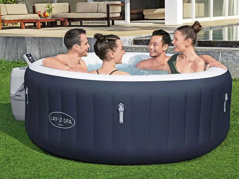 Bestway Lay-Z-Spa Miami AirJet 6001C - Ø180x66 cm - Spa gonflable pour 3-4 personnes
