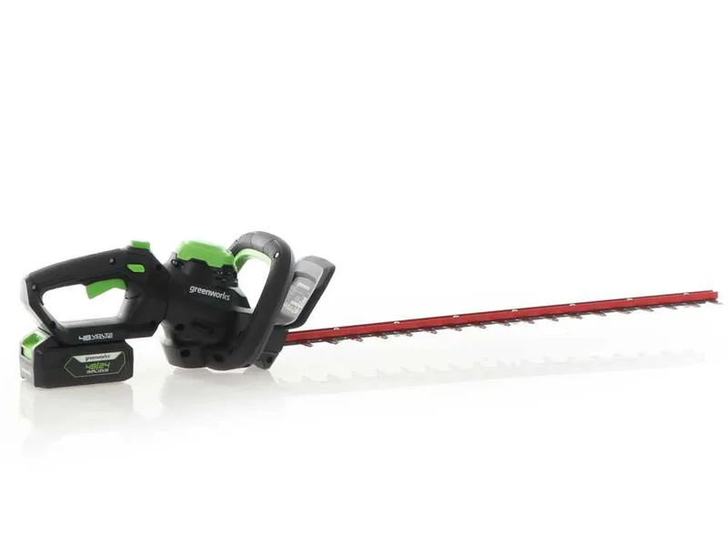 Greenworks G48HT - Taille-haie à batterie avec lame de 61 cm